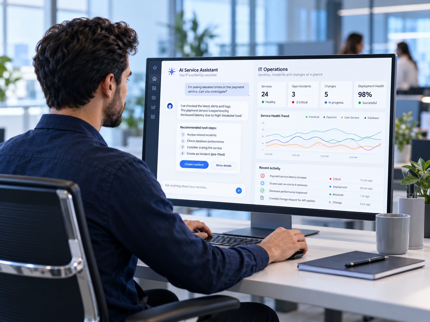 Enterprise IT service and DevOps operations