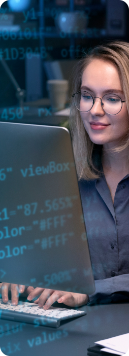 Engineer working through a software delivery workflow