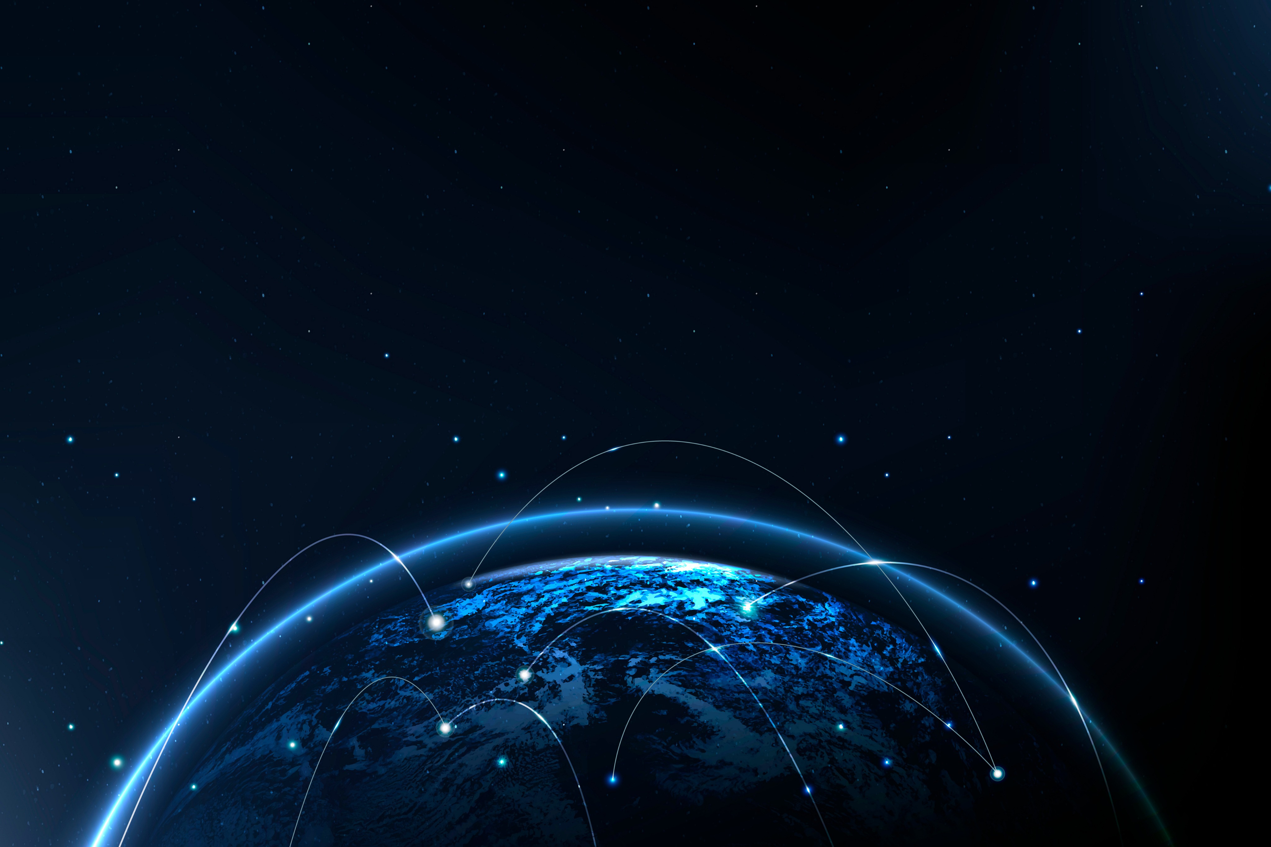 Global delivery network across continents