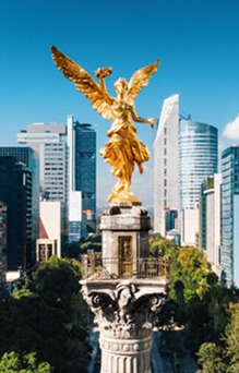 Angel of Independence monument in Mexico City